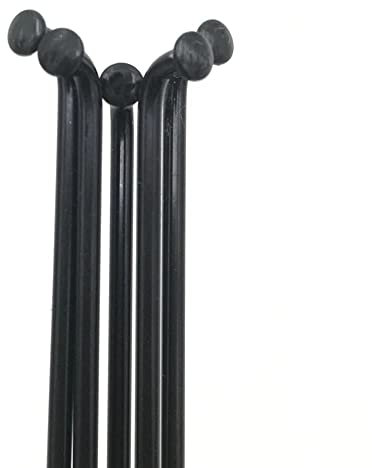 ZOCKZ 12G E-Bike Speichen Durchmesser 2,6 mm Hartstahl Fahrrad Speichen 40 Stück Fahrradspeichen mit Nippeln für MTB/Fat Elektrofahrrad oder E-Bike Vorder-/Hinterrad Umbau (180 mm)