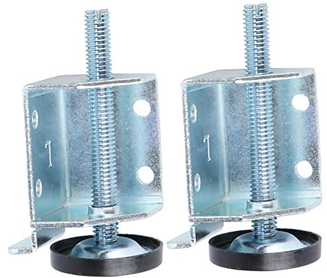 BESTonZON 2 Paar Schrankbeinrichtmaschine verstellbare Tischbeine Eckstuhl einstellbar Eckschrank Möbel Beine Leveler Ecke Schrankbein-Nivellierer Möbelbeinnivellierer Eckwinkel Füße