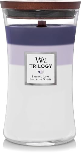 WoodWick Duftkerze Large Trilogy Evening Luxe - 18 cm/ø 10 cm