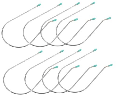 FRCOLOR Pack of 8 Curling Iron Hot Rolling Clamp Replacement Clamps for Curlers Hot Roller Clamp Replacement Hot Roller Pin Hot Curler Clamp Replacement