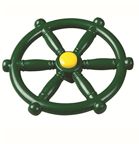 Quzente Rad Für Spielplatz, Lenkrad Spielset Kunststoff Piratenschiff Rad, Klettergerüst Zubehör, Spielzeug Lenkrad Für Kinder Klettergerüst
