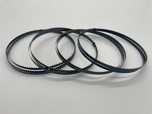 AYAO Assortimento di lame per sega a nastro, denti rettificati, 1425 mm (6TPI, 8TPI, 10TPI, 12TPI), 4PK