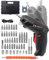 KALAHOL 49 in 1 Piece Electric Screwdrivers Cordless, 3.6V Rotatable 90 Degrees Cordless Screwdriver Rechargeable, Electric Screwdriver Set with 1300mAh Rechargeable Battery for Home DIY, Black
