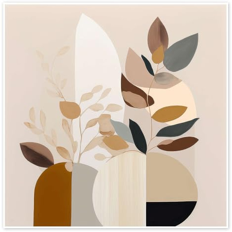 Posterlounge Nordisches Stillleben Poster | 100 x 100 cm von Bella Eve Beige Wandbilder Wanddeko