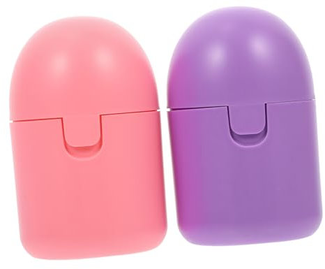 Ipetboom 2 Stück Mikrowellengeeignete Aufbewahrungsbox Aus Langlebigem Kunststoff Tragbare Hygiene Kasten Zur Sterilen Aufbewahrung Für Menstruationstassen Und Persönliche Feminine Pflege