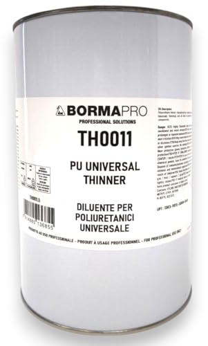 BORMA Universal PU Verdünnung – Hochwirksame Polyurethan-Verdünnung für Lacke & Farben – Schnell trocknend & rückstandsfrei, 5 Liter