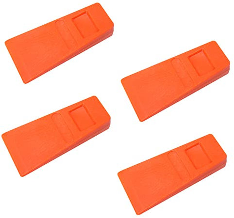 UPKOCH 4stücke Kunststoffkeil Für Baumfällen Fällkeil Aus Hochwertigem Material Holzfällerwerkzeug Mit Erhöhter Reibung Langlebiger Und Tragbarer Einsatz Für Holzfällerei