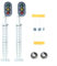 O Scale Model Train Signal Kit Dual Block Signals with Integrated Wiring Resistors