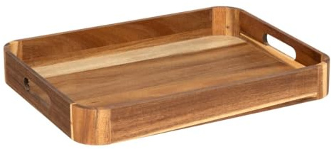 5Five - Vassoio ACACIA Marrone in Acacia - 40 x 30 x 5 cm - Accessorio da cucina e tavolo
