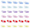DEEINN Pinces à Coudre, Pince Couture Tissu, Clip Multifonctionnelles, de Bricolage pour la Couture, Fixation Tissu en Plastique, Clips Fixation, Travaux Manuels Quilting, Couleurs Assorties, 100pcs
