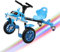OOFAYJIA Tretfahrzeug für Kinder ab 3 Jahren | Tretauto Kettcar | Verstellbare Sitze vorne und hinten | Kinderfahrzeug Geschenk Spielzeug,Blau