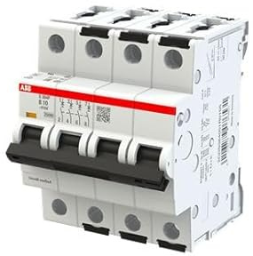 ABB S304 Leitungsschutzschalter Typ B, Pol 4 10A 415V, Abschaltvermögen 100 kA