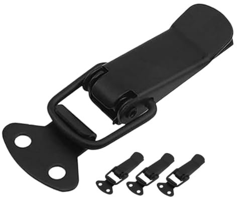 Mipcase 4set Toggle Catch Latch Spring Loaded Latches for Cabinet Boxes Door Windows Tension Lock Catches