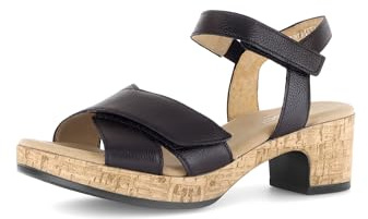 Gabor Damen Sandaletten, Frauen Sandalen,Moderate Mehrweite (G),schwarz (57),42 EU / 8 UK
