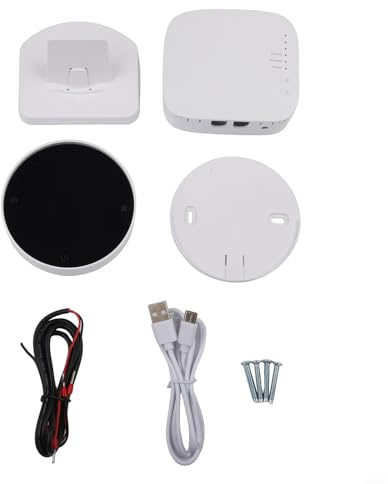 Funk-Thermostat mit LCD-Display und RF433-Technologie für genaue Heizungssteuerung und Fernsteuerung per APP (kein WLAN)