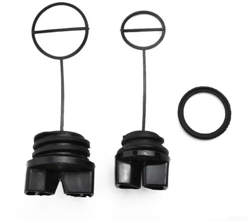 Fuel Cap Replacement Set 2pcs for McCulloch Chainsaw Models 738 740 742 838 842 and 842 Tank Lid Compatible with OEM 577858501 530010846 530057236