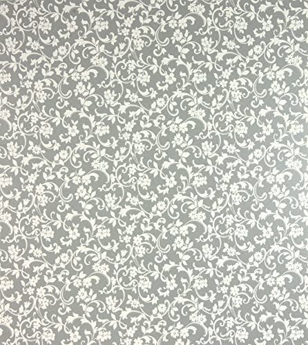 Fablon Adhesive Film Cirrus Klebefolie, Vinyl, grau, 45 cm x 2 m