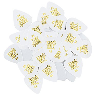 Ernie Ball Guitar Picks, Medium, White, 144-pack (P09111)