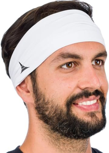French Fitness Revolution - Dehnbares Sport-Stirnband Männer & Frauen - Schweißband zum Laufen, Radfahren, Basketball, Yoga, Fitness - feuchtigkeitsableitendes Workout-Haarband