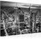 Runa Art Wandbilder Frankfurt am Main Bild XXL Wohnzimmer Schlafzimmer Schwarz Weiss Skyline 120 x 80 cm 3 Teilig 608931c