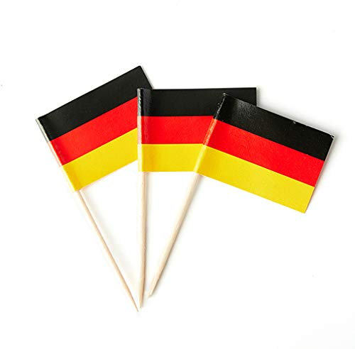 Deutschlandflagge Deutschland kleine Fahne Deko Deutsch Zahnstocher Flagge