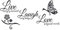 Wandtattoo Wohnzimmer - Flur Diele Wohnzimmer Selbstklebend Aufkleber Wandaufkleber Spruch Wandsticker, 59×27cm