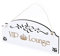Schild VIP Lounge - Vintage Türschild mit Ornamenten 22 x 11 cm