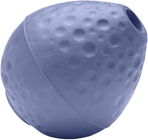 RUFFWEAR Hundespielzeug, interaktives Wurf-/Fang-/Apportierspiel aus Naturkautschuk, hüpfender eiförmiger Ball für drinnen und draußen, Langeweilebrecher, kausicher, Heliotrope Purple