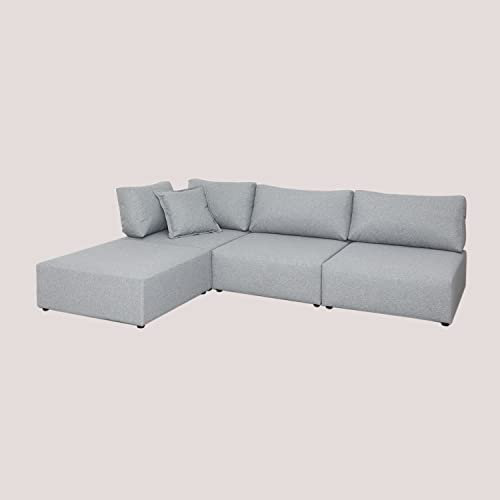 SKLUM 3-teiliges modulares Ecksofa mit Fußstütze