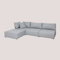 SKLUM 3-teiliges modulares Ecksofa mit Fußstütze