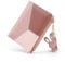 CHAOFANXI Portafoglio Donna in Pelle Sintetica Liscia eMorbida, Portafoglio Donna Piccolo e Corto, Portafoglio Donna in Bellissimi Colori con Cerniera,Rosa