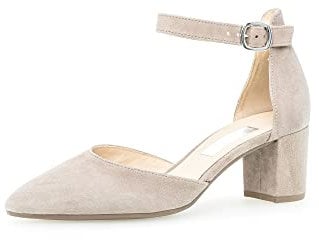 Gabor Damen Riemchen Pumps, Frauen Absatzschuhe,high Heels,Heels,hochhackige Schuhe,stoeckelschuhe,Ausgehschuhe,Abendschuhe,Visone,41 EU / 7.5 UK