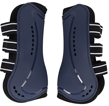 Pssopp Vordere Stoßdämpfende Gamaschen, Schützender Pferdebeinschutz für Ausdauertraining und Leistung von Pferden (L)