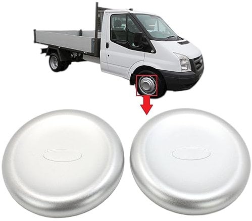 BIAREN 2x Front Wheel Centre Hub Caps Trims For Ford Transit Mk6 Mk7 Mk8 Rear Twin Wheel Vehicles 2000 Onwards YC151130DD 1573029