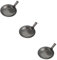 YARNOW Lot De 3 Louches À Eau Ergonomiques en Fer Multi-usages pour Soupe Bain Jardin Restaurant
