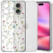 ChoosEU Transparent Hülle für iPhone 16 Weich TPU Silikon Case mit Blume Muster Motiv für Mädchen Frauen Dünne Handyhülle Stoßfeste Airbag Schutzhülle Durchsichtig Cover - Bunt