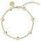 RADLEY Womens 18ct Gold Plated Heart Link Charm Bracelet