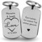 LAUBLUST Personalisierter Schlüsselanhänger mit Widmung als Personalisiertes Gastgeschenk zur Hochzeit inkl. Geschenkbox | Herzen - Personalisierte Geschenke für Gäste & Freunde als Hochzeitsgeschenk