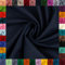 Baumwollstoff HEIDE, Swafing, 42 Uni-Farben, einfarbig, 100% Baumwolle, Coupons, Oeko-TEX Standard 100 (dunkelblau, 1 m)