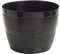 Straame Plant Pot Tub, Gardening Flower Pots - Indoor Or Outdoor Planter - For Multi-Purpose - Makes Your Living Space Bloom (Black Barrel Plantar Large- 45 x 33 x 34 cm)