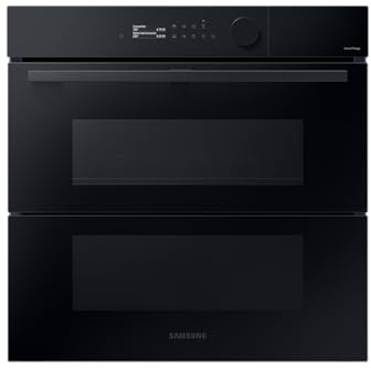 Samsung DualCook Flex Einbaubackofen, 76 l, Pyrolyse, Schwarzes Glas, Serie 5