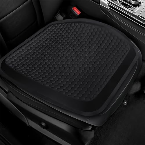 VAGCARS 2er-Set Gel Sitzkissen Auto Vordersitze Druckentlastung Sitzauflage | Atmungsaktives Waben-Design mit Kühlgel für maximalen Komfort. Rutschfest, waschbar & ideal für Auto, Büro & Rollstuhl