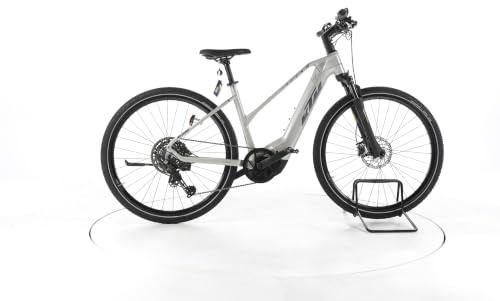 KTM E Bike Macina Pro Cross Trekking E-Bike Damen 28 Zoll Elektrofahrrad, Bosch 85 Nm 750 Wh, 10 Gänge, Hydraulische Scheibenbremse 165-169 cm grau (Generalüberholt)