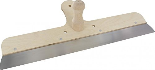 Fassadenspachtel 475 mm mit Knauf runde Ecken rostfrei