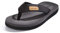 FITORY Homme Confortable Tongs été antidérapante Chaussures de Plage & Piscine Taille noir 42 EU