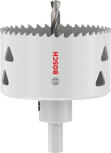 Bosch 1x Lochsäge mit Adapter für mehrere Materialien (für Stahl, Trockenbauwand, Ø 73 mm, Professional Zubehör Bohrmaschine)