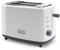 BLACK+DECKER BXTO820E - Tostapane 820W. 2 slot larghi. 7 livelli di tostatura. Sistema di autocentraggio. Funzioni: Annulla, Riscalda e Scongela. Vassoio raccoglibriciole. Piedini antiscivolo. Bianco