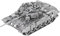 Piececool 3D Metall Puzzle T-90 Hauptkampfpanzer, Militärmodell aus Edelstahl, 100% Wiederherstellen, Geburtstagsgeschenk, Modellbausatz für Erwachsene, 150 Teile