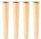 20cm Tapered Wooden Sofa Legs, 4pcs Sofa Replacement Height Furniture Legs Feet, Solid Wood Table Legs Dresser Legs with Screws Mounting Plate (20cm_Straight feet)