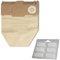 Set 6 sacchetti per aspirapolvere + 6 Profumi adatti per Vorwerk Folletto VK 130 131 SC - VK130, VK131 - FP 130 131 - con carta speciale